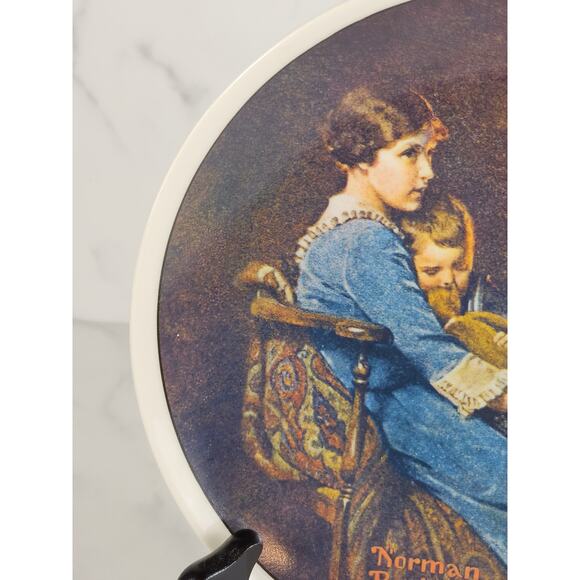 Bedtime Plate Wall Decor 1978 Fine China 8 1/2" Mother's Day Home Decor Vintage - Picture 5 of 12